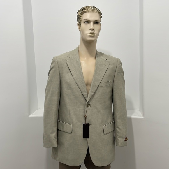 Kenneth Morton Other - Kenneth Morton Men’s Sport Coat / Blazer Tan Two Buttons One Vent Size Various